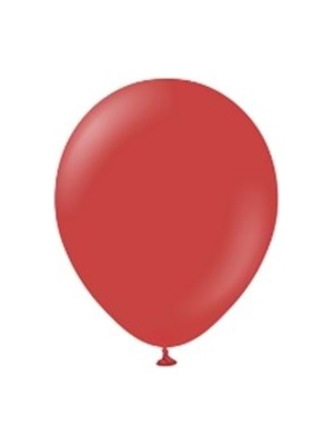 Organizasyon Pazarı 5 Inç Deep Red Renk Küçük Boy 10 Lu Dekorasyon Balonu