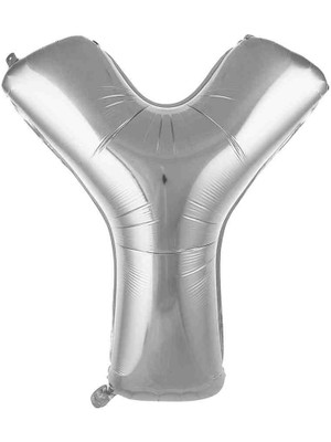 Ürün Limanı Y Harfi 36 cm Gümüş Folyo Balon