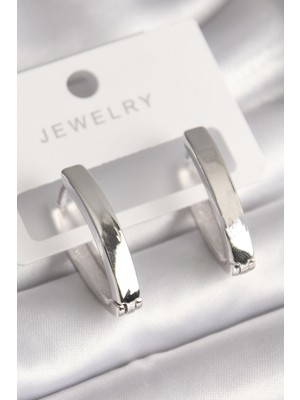 Angel Of Life Pirinç Gümüş Renk Kadın Küpe - TJ-BKP8670