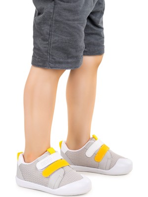 Kiko Kids Textile İlk Adım Cırtlı Erkek Bebek Spor Ayakkabı