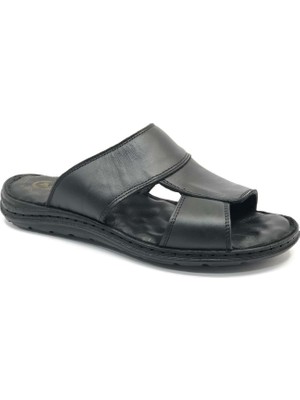 Kocamanlar Asker 1928 %100 Hakiki Deri Erkek Full Ortapedik Terlik