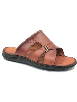 Kocamanlar Asker 1920 %100 Hakiki Deri Erkek Full Ortapedik Terlik