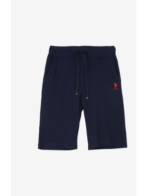 U.S. Polo Assn. Lastikli Bel Standart Lacivert Kadın Şort DAMEN24
