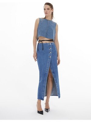 LTB Kadın  Betsy Kalem Kesim Jean Etek