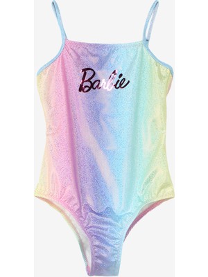 Barbie Çok Renkli Kız Çocuk Mayo BRB4SG-MYO6004