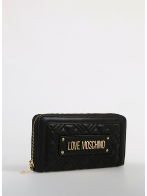 Love Moschino Siyah Kadın 2,5X19X10 cm Cüzdan JC5600PP1ILA0000