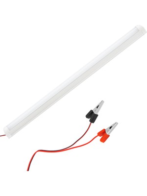 Go İthalat 60 cm Akü Maşalı 12 Volt - 10 Watt T8 Ince LED Lamba (2818)