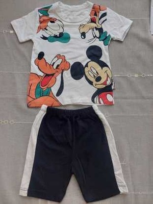 Neat Kids Erkek Çocuk Disney Mickey Mouse Donald Duck Goofy Pluto Şort Tişört Takım 2 Parça