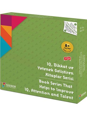 9'lu Set 8+ Yaş / Iq, Dikkat ve Yetenek Geliştiren Kitaplar Serisi
