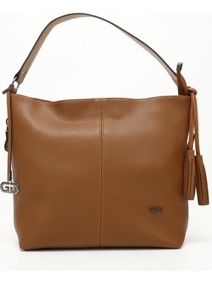 Gönderi® Kadın Taba Püsküllü Omuz Çantası