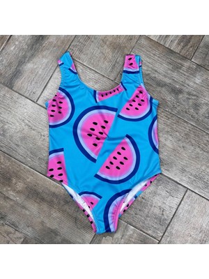 Fashion Junior Kız Çoçuk Mayo Meyve Desenli