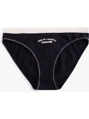 Koton Brief Külot Baskılı Pamuklu