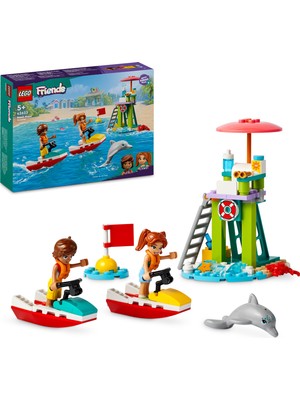 LEGO® Friends Plaj Su Motoru 42623 - 5 Yaş & Üzeri Çocuklar için Yaratıcı Oyuncak Yapım Seti (84 Parça)