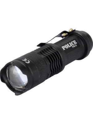 Police Ps-2 Cree + Cob LED Şarjlı El Feneri