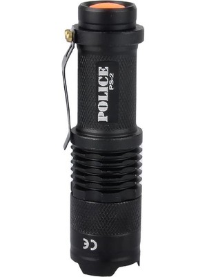 Police Ps-2 Cree + Cob LED Şarjlı El Feneri