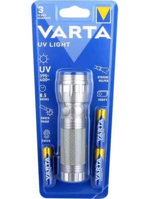 Varta 15638 Uv LED Fener 3AAA