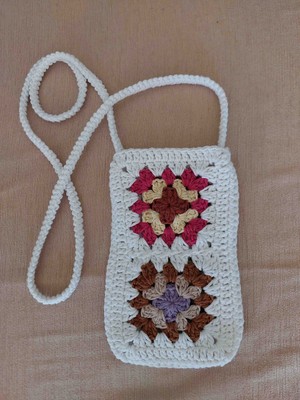 Küçük Motifli Çanta Granny Square Örgü