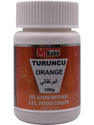 My Bake Jel Gıda Boyası Turuncu 100 gr
