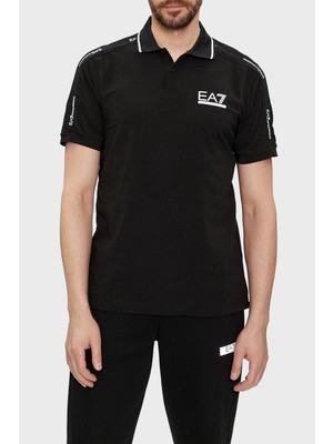 Ea7 Streç Pamuklu Slim Fit Polo Yaka T Shirt Erkek Polo Yaka T Shirt 3DPF20 PJ03Z 1200