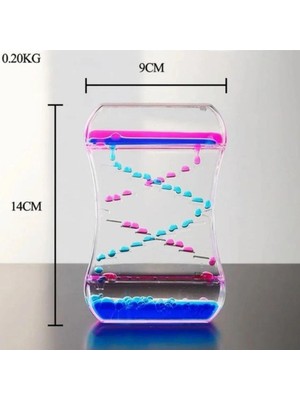 Hediye Vakti Hediyelik Sıvı Kum Saati Masa Dekoru 1 Adet