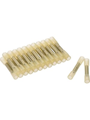 Koodmax - 100 Adet - Bht-05 Isıyla Daralan Makaron 9A 0.3-0.5mm² Su Geçirmez Konnektör - Sarı