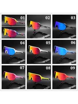 Chaoduo Shop Model 2 Renk 8 Stil Polarize 5 Lens Erkek Kadın Bisiklet Gözlük Mtb Yol Bisikleti Güneş Gözlüğü Spor Koşu Balıkçılık Gözlüğü Moda Bisiklet Gözlük (Yurt Dışından)