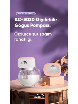 Acura AC-3030 Giyilebilir Göğüs Pompası