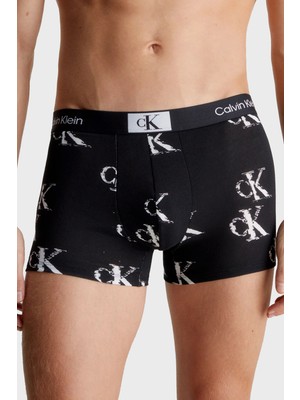 Calvin Klein Logolu Pamuklu 3 Pack Boxer 000NB3528EMRS Erkek Boxer 000NB3528E Mrs