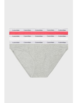 Calvin Klein Streç Pamuklu 3 Pack Külot 000QD5207ENP4 Bayan Külot 000QD5207E Np4
