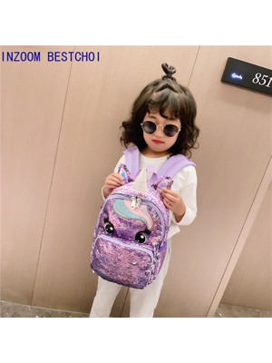 Kensen Shop L Tarzı Unicorn Sequldren Sırt Çantası Çocuklar Genç Kızlar Için Okul Çantaları Sırt Çantası Karikatür Sevimli Sırt Çantaları Büyük Mochila Infantil (Yurt Dışından)