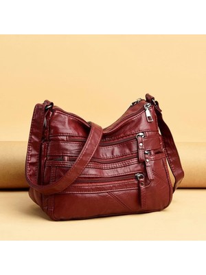 Kensen Shop Gri-Hediye Tarzı 25CMX20CMX11CM Wome Için Yeni Crossbody Omuz Çantaları Yüksek Li Deri Messenger Çanta Kadın Rahat Muhtasar Çanta ve Çanta Ana Kesesi (Yurt Dışından)