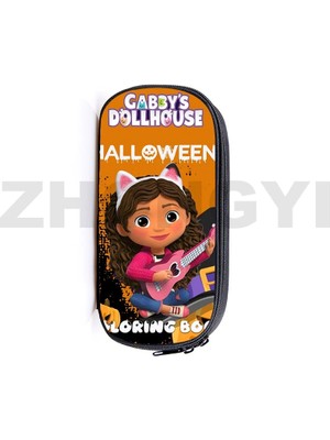 Kensen Shop GABBY31 Stili Gabbys Dollhouse Kozmetik Kutusu Kalem Kutusu 3D Anime Gabby Bebek Evi Okul Malzemeleri Kırtasiye Gençler Makyaj Çanta Düzenleyici (Yurt Dışından)