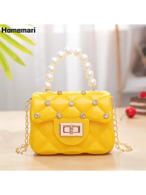 Kensen Shop H-9 Stili Homemari Zincir Pu Deri Crossbody Çanta Womemall Omuz Basit Çanta Için Özel Kilit Tasarım Kadın Seyahat Çanta Kız (Yurt Dışından)