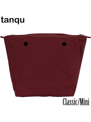 Kensen Shop Beige Classic Style Tanqu Su Geçirmez Iç Astar Obag Ekleme Fermuarlı Cebi Klasik Mini Kanvas O Çanta Için Iç Cep (Yurt Dışından)