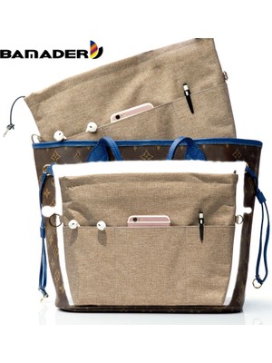 Kensen Shop Gri S Stili Bamader Tote Kozmetik Çantası Kadınlar Için Uygun Çanta Yüksek Li Oxford Kumaş Makyaj Organizatör Ekleme Çanta Seyahat Iç Çanta (Yurt Dışından)