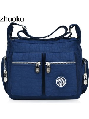 Kensen Shop Siyah Stil Kadın Üst-Kolu Omuz Çantası Tasarımcı Çanta Ünlü Naylon Kadın Günlük Alışveriş Tote Hobos Crossbody Çanta Messenger Çanta (Yurt Dışından)