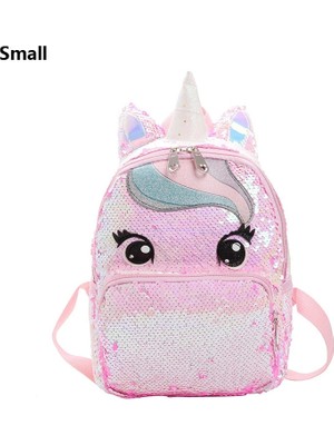 Kensen Shop Küçük Şeker Stili Karikatür Sevimli Sırt Çantası Kız Çocuk Okul Çantaları Sequins Unicorn Sırt Çantası Büyük Kawaoolbags Çocuklar Sırt Çantası Mochila Mujer (Yurt Dışından)