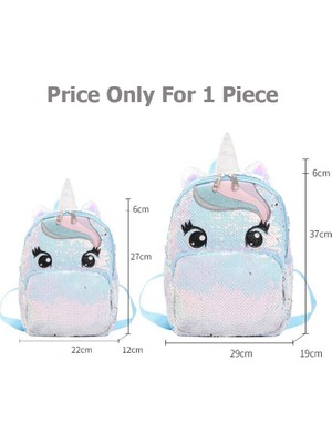 Kensen Shop Küçük Şeker Stili Karikatür Sevimli Sırt Çantası Kız Çocuk Okul Çantaları Sequins Unicorn Sırt Çantası Büyük Kawaoolbags Çocuklar Sırt Çantası Mochila Mujer (Yurt Dışından)