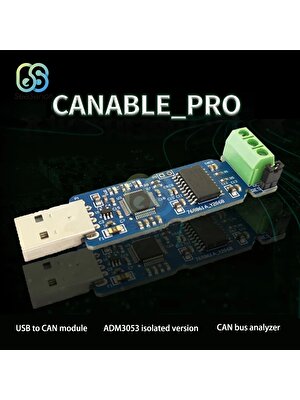 Xiyu Shop Yapılabilir Stil Canable Usb'den Can'a Dönüştürme Modülü Can Hata Ayıklama Adaptörü Can Bus Analizörü Hata Ayıklama Yardımcısı Yalıtımyalıtılmamış Sürüm (Yurt Dışından)