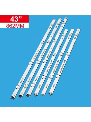 Xiyu Shop Yenı LED Arka Işık Şeridi Lıg 43LF510V 43LFLHLH510V 43LH520V 43LH51_FHD_AB 43LH570V 43LH590V 43LJ515V 43LJ515V (Yurt Dışından)