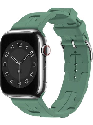 Alan Tech Watch 7 45MM Krd-92 Uyumlu Kordon Zore Petrol Yeşil