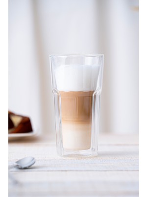 Acar 116 Çift Cidarlı Cam Bardak 350 ml