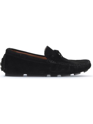 Bueno Shoes Siyah Süet Erkek Loafer 21MA01