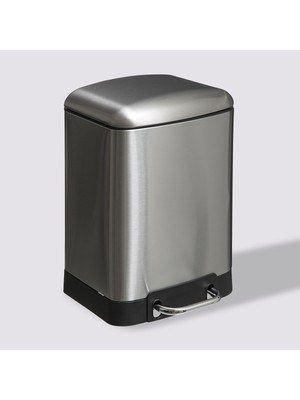 Deante Arıane - Metal Pedallı 6 Lt Çöp Kutusu / Inox