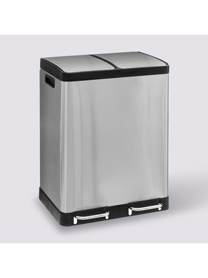 Deante Arıane - Metal Pedallı 2*30 Lt Çöp Kutusu / Çelik