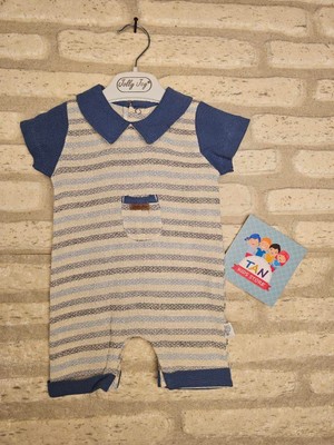 Jolly Joy Önü Cepli Müslin Erkek Tulum