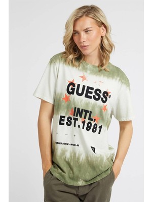 Guess Tıe Dye Erkek Slım Fıt Tshirt  M2BI65KBDK4