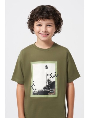 Mayoral Erkek Çocuk 8-18 Yaş Ikili T-Shirt Set 6036 Haki
