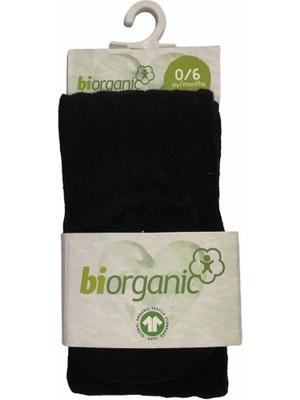 Bibaby Biorganic Klasik Düz Siyah Külotlu Çorap 68462 Siyah