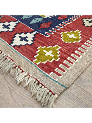 Soho Antiq Pecenek Ilkel Desenli El Dokuma Yün Kilim 106X154 cm